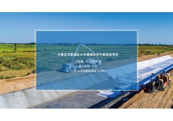 河套灌區(qū)義長灌域沙河干渠渠道項目